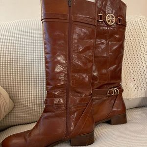 Tory Burch Brown Riding Boots